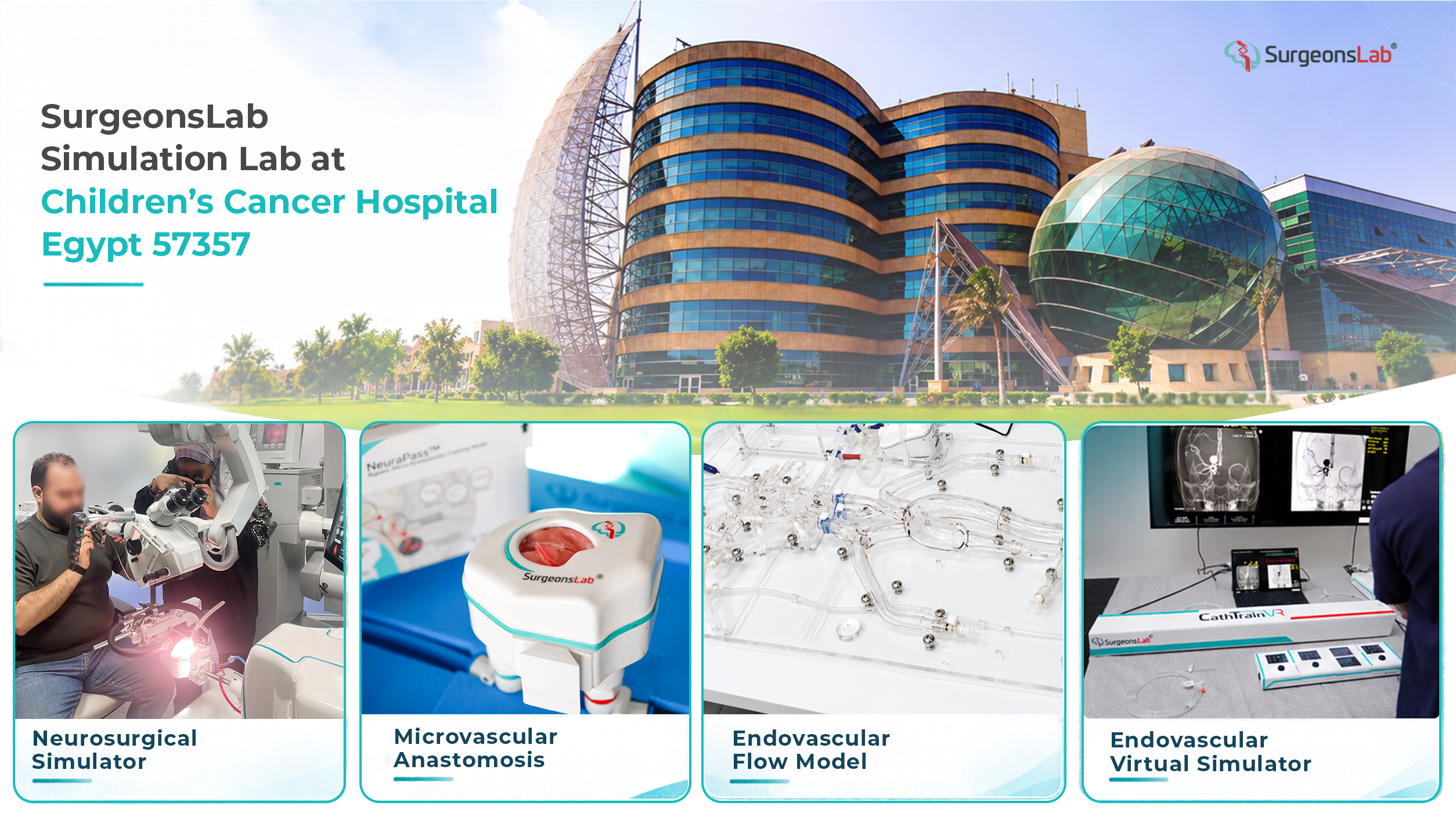 SurgeonsLab simulation lab at CCHE 57357, Cairo | SurgeonsLab